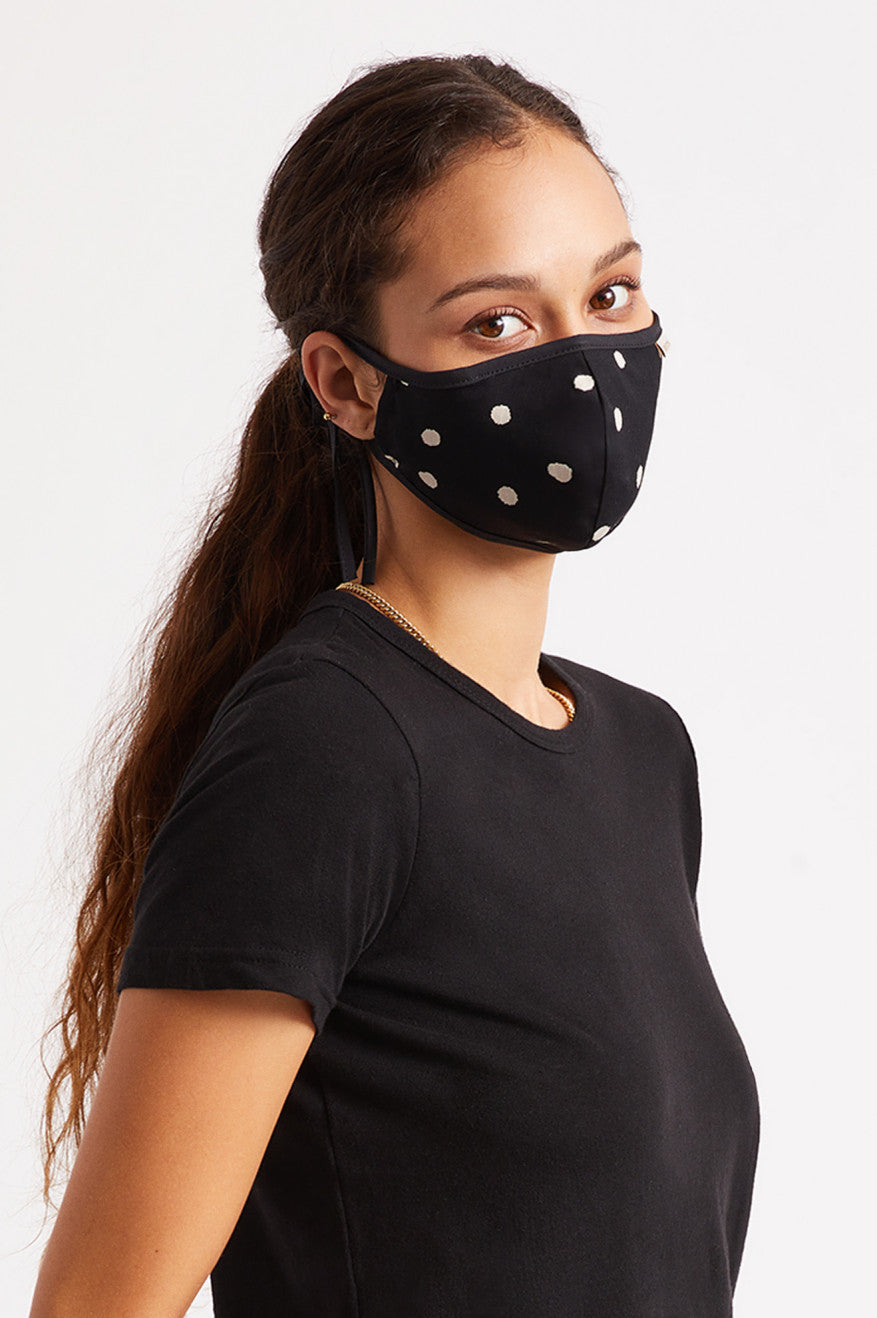 Black Brixton Lightweight Antimicrobial Unisex Face Masks | 836794CDF