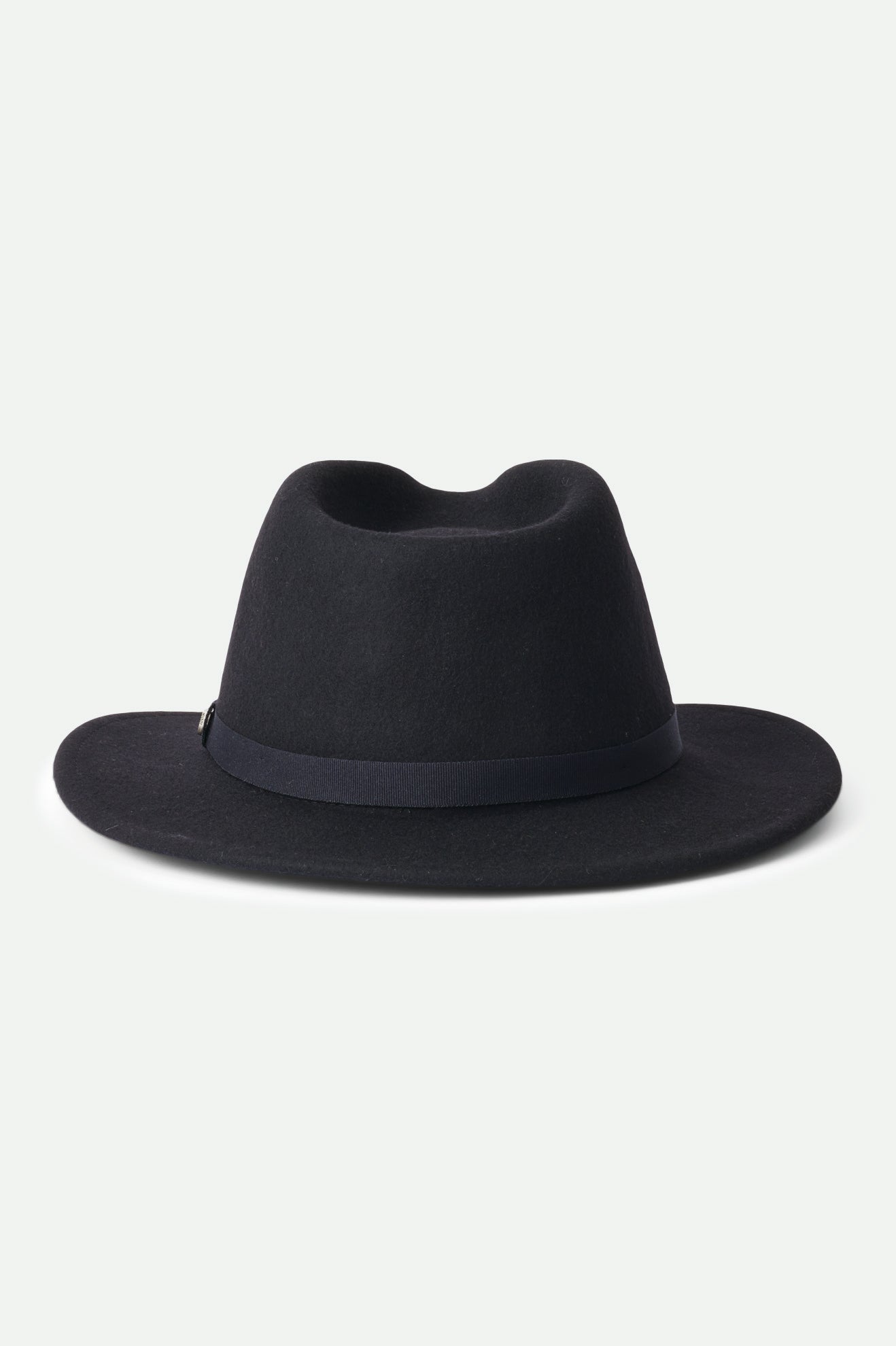 Black Brixton Messer Packable Fedora Women's Fedoras | 154207LXY