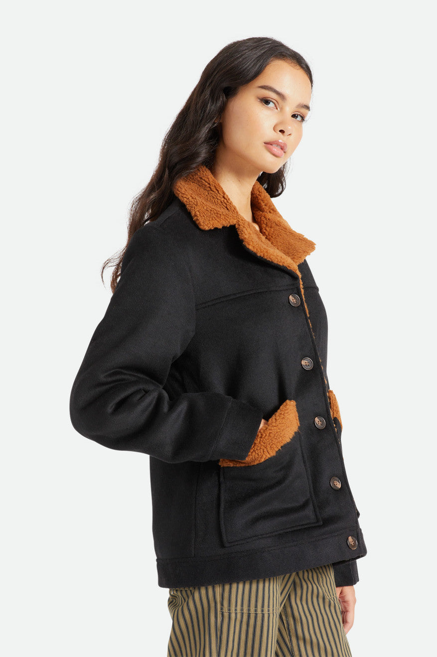 Black Brixton Nouvelle Women's Jackets | 718356THP