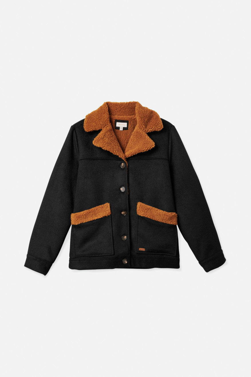 Black Brixton Nouvelle Women's Jackets | 718356THP