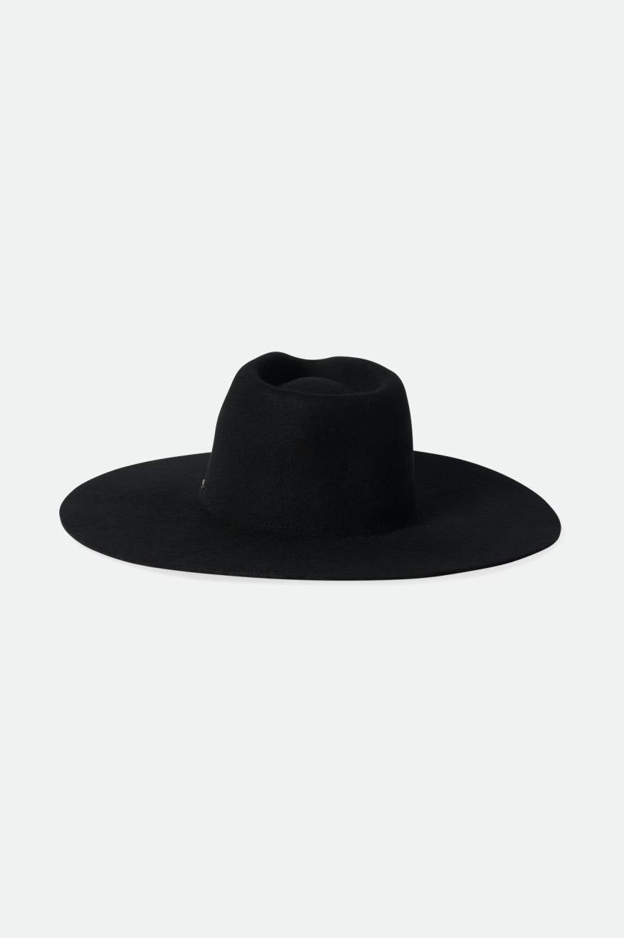 Black Brixton Primrose Felt Fedora Women's Fedoras | 601754IRW