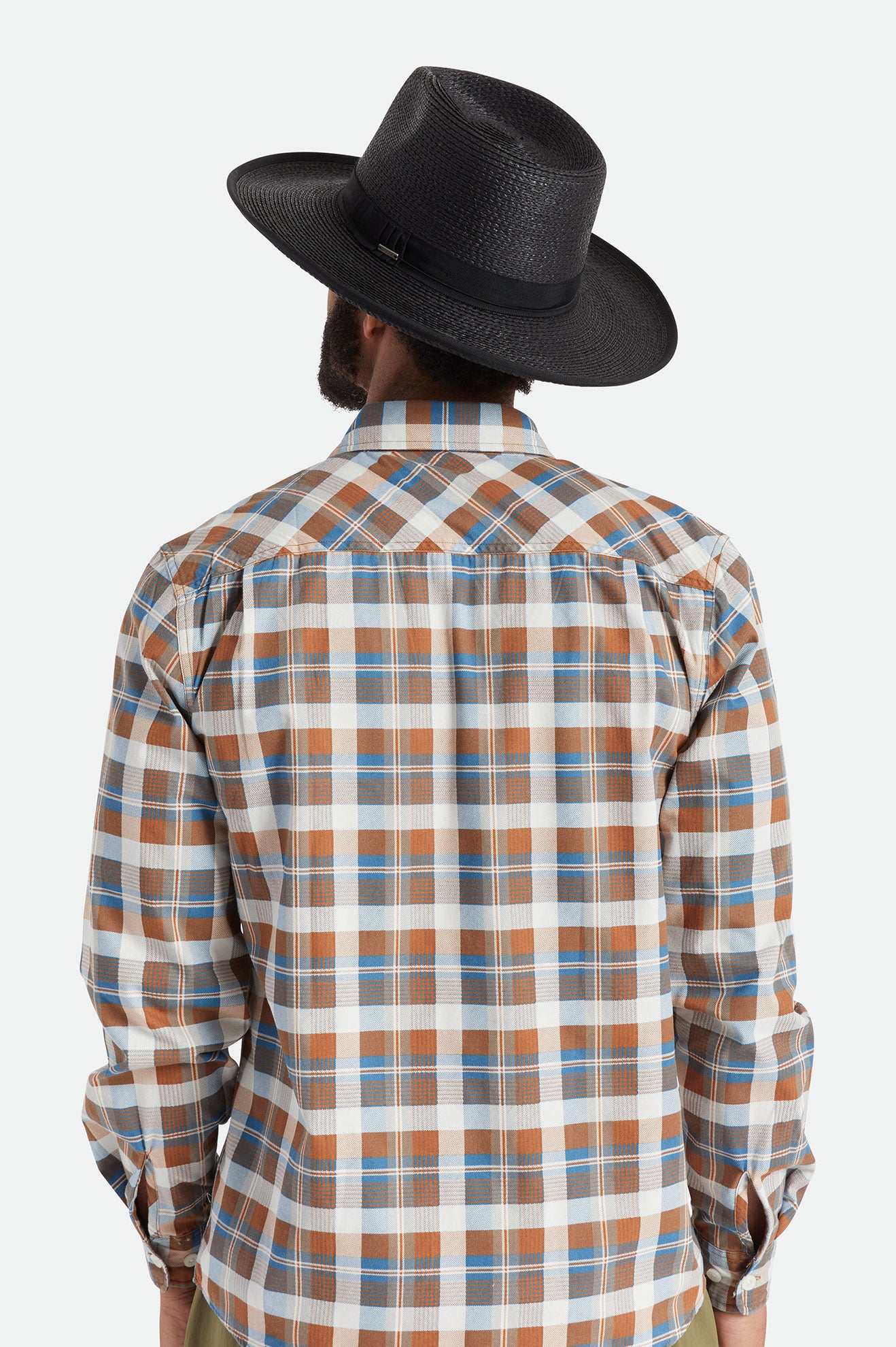 Black Brixton Reno Straw Men's Hats | 084312VRA