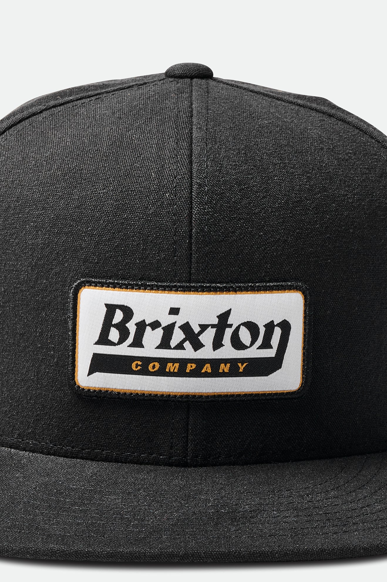 Black Brixton Steadfast HP Men's Caps | 358297VBF