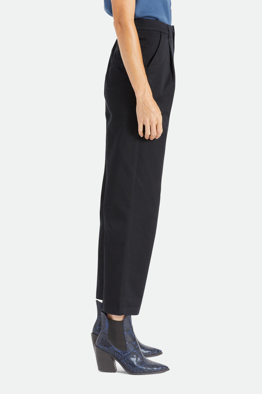 Black Brixton Victory Trouser Women's Bottoms | 148732VRX