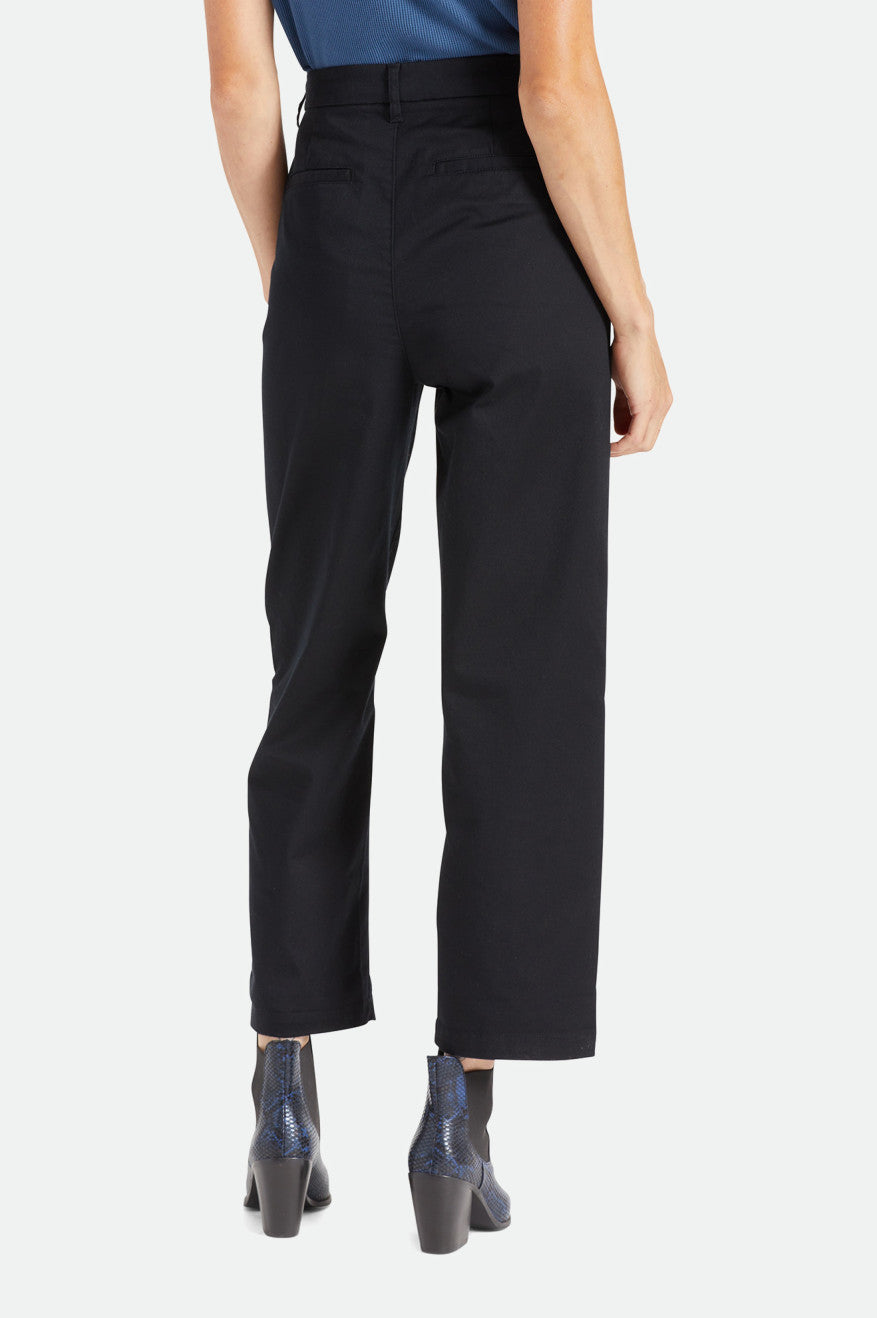 Black Brixton Victory Trouser Women's Bottoms | 148732VRX