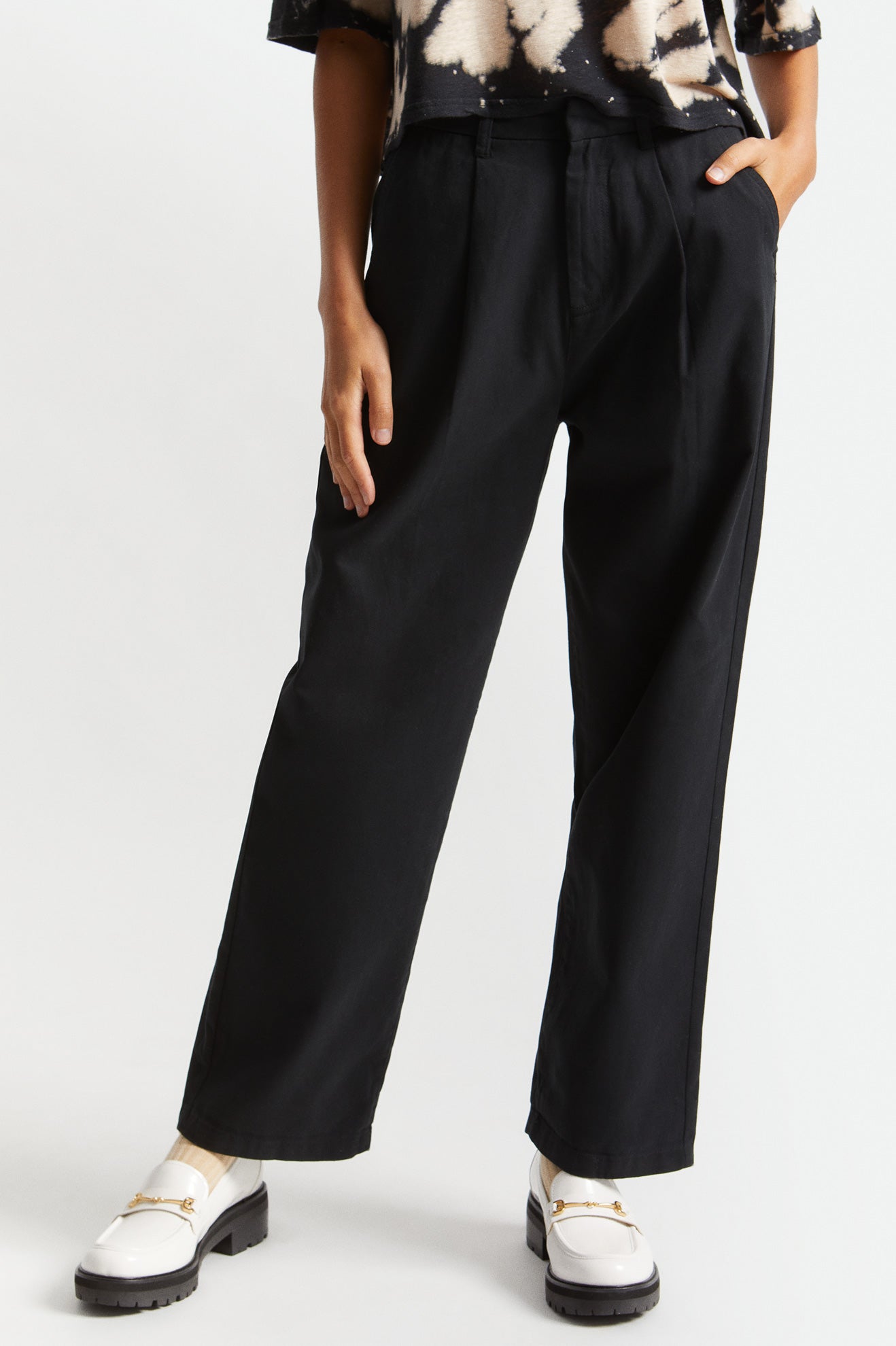 Black Brixton Victory Trouser Women's Bottoms | 839765SBR