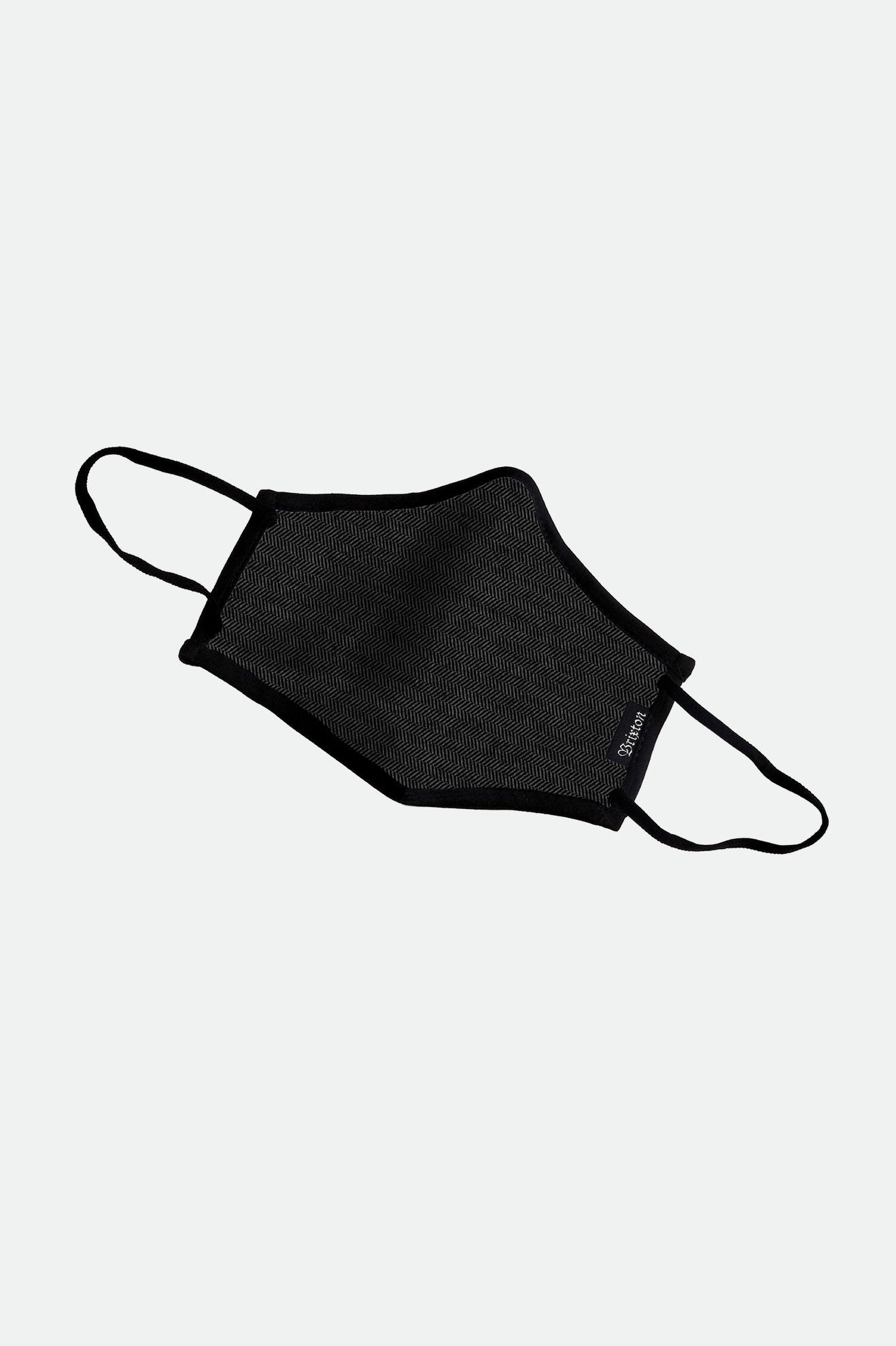 Black Brixton Youth Antimicrobial Unisex Face Masks | 483206HEP