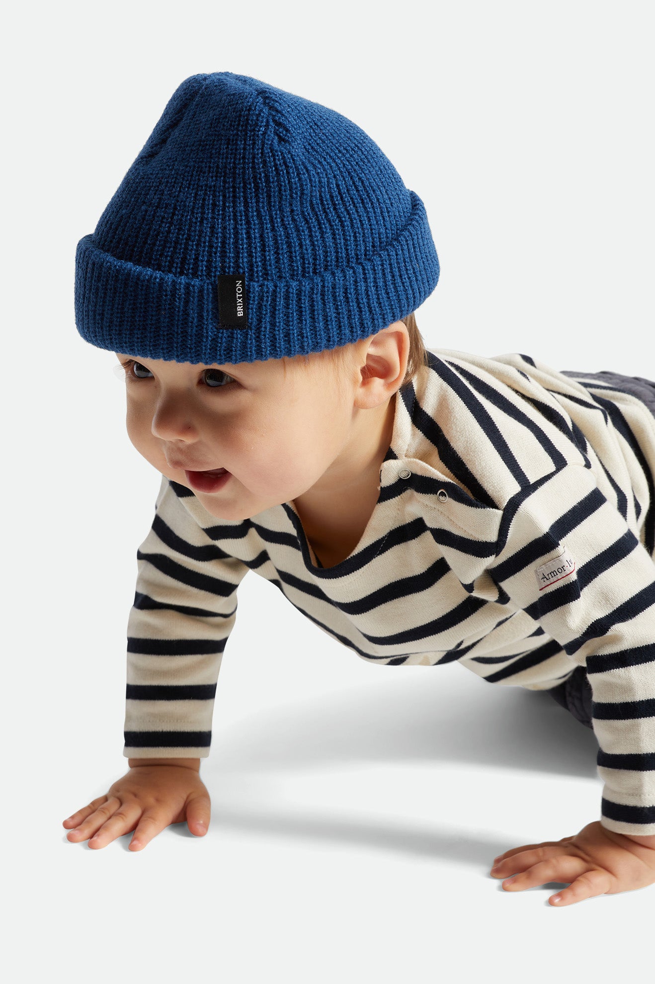 Blue Brixton Baby Heist Men's Beanie | 602375HBA