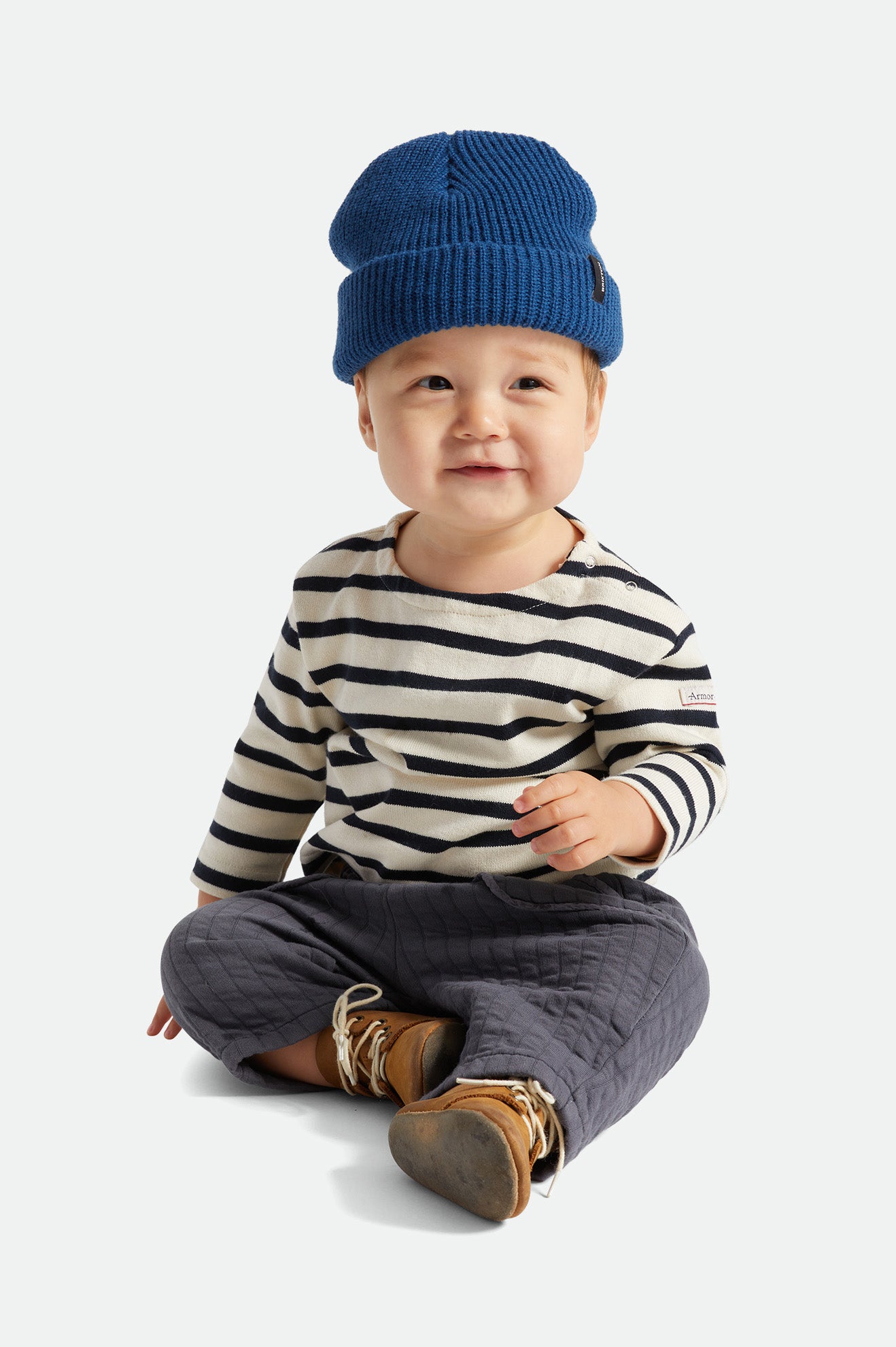 Blue Brixton Baby Heist Men\'s Beanie | 602375HBA