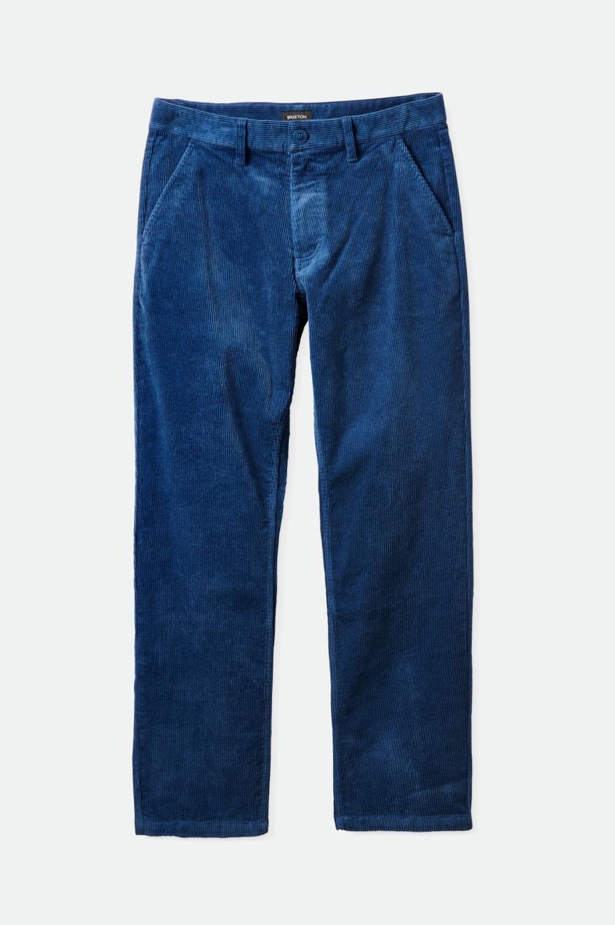 Blue Brixton Choice Chino Regular Men's Pants | 046738AUB