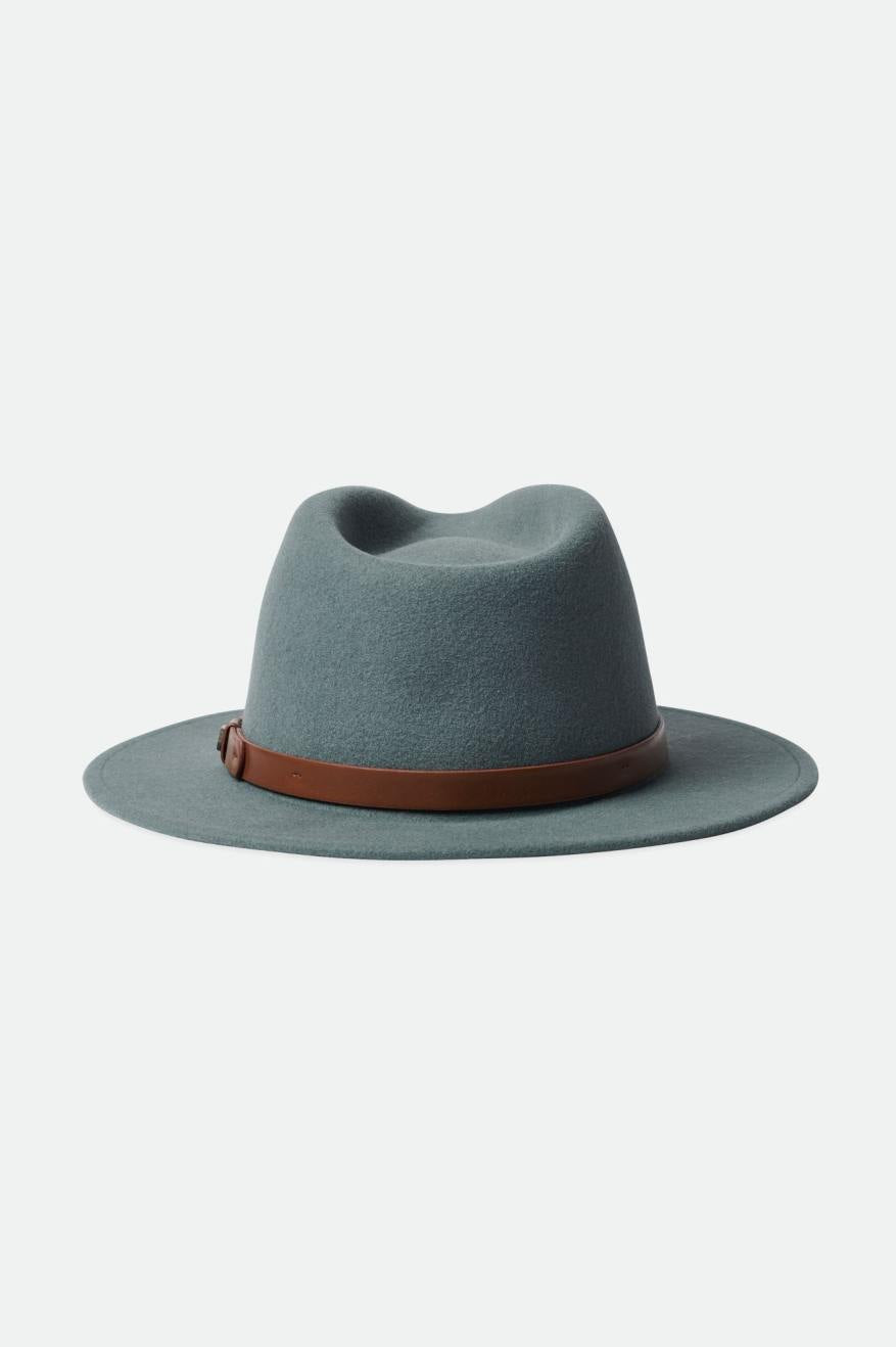 Blue Brixton Messer Fedora Women's Fedoras | 709658ZPV