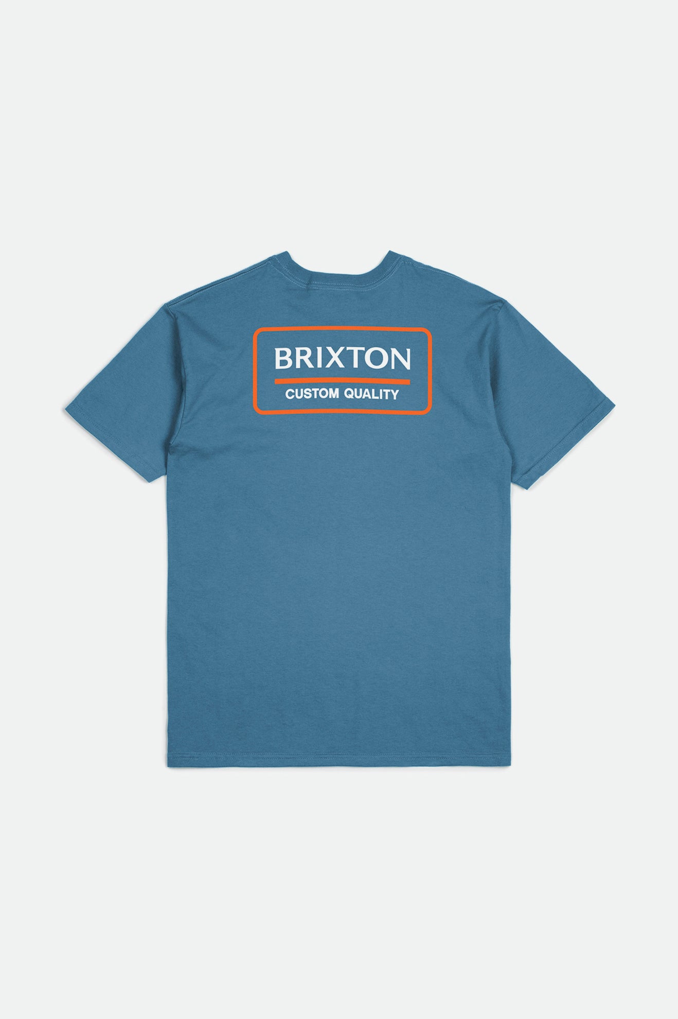 Blue Brixton Palmer Proper S/S Standard Men's Tops | 149750DOM