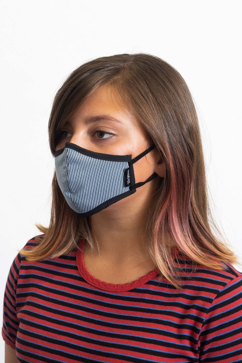 Blue Brixton Youth Antimicrobial Unisex Face Masks | 072316VNW