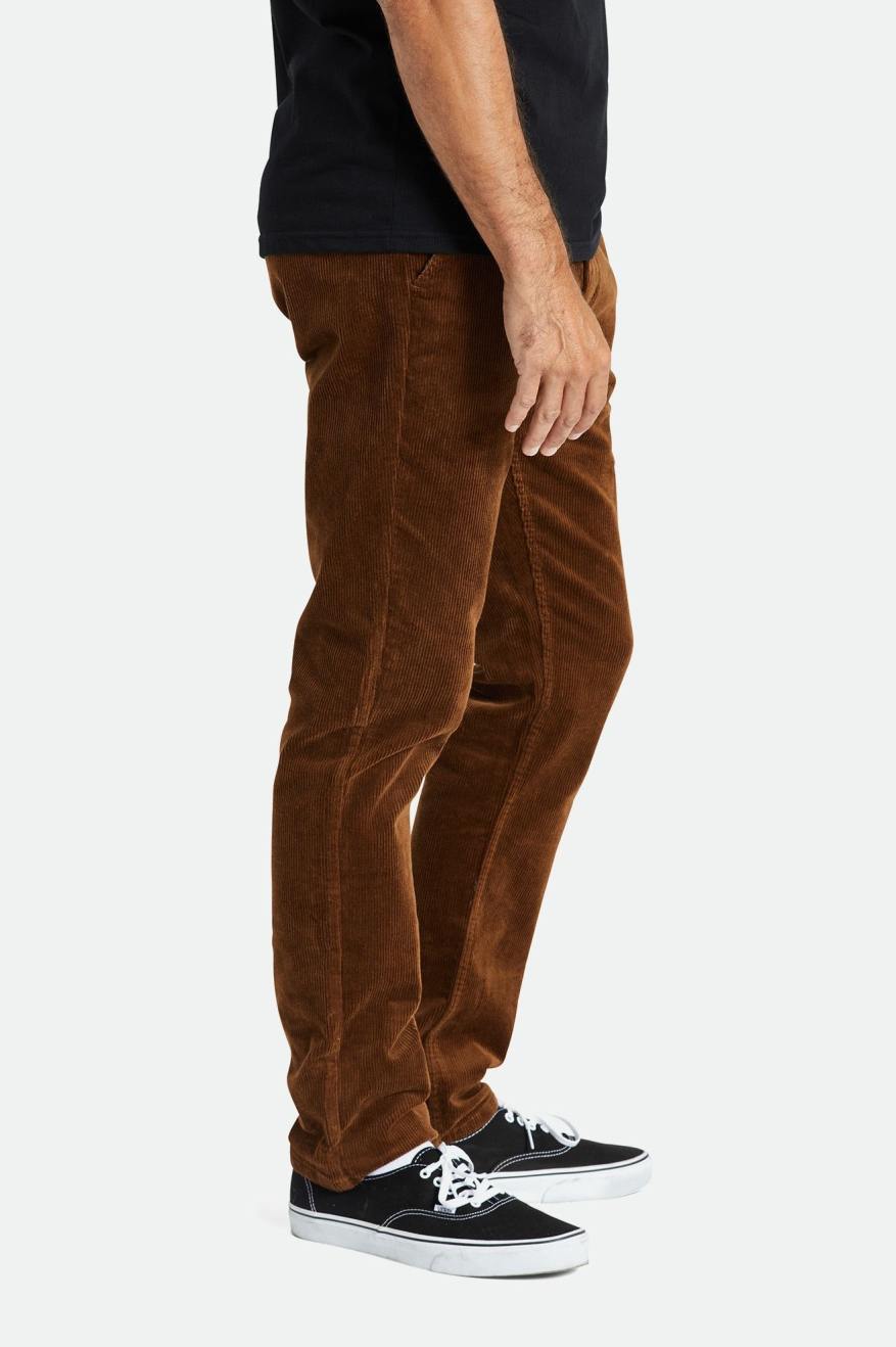 Brown Brixton Choice Chino Regular Men's Pants | 965401PSM