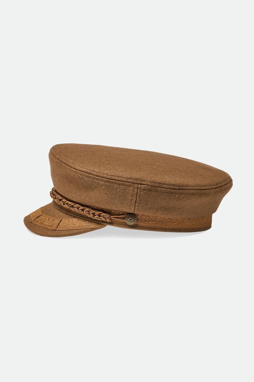 Brown Brixton Fiddler Reserve Men's Hats | 283415IFH