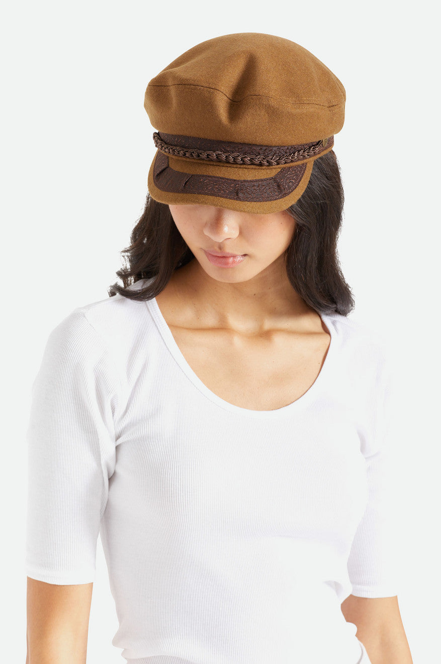 Brown Brixton Fiddler Reserve Men's Hats | 283415IFH