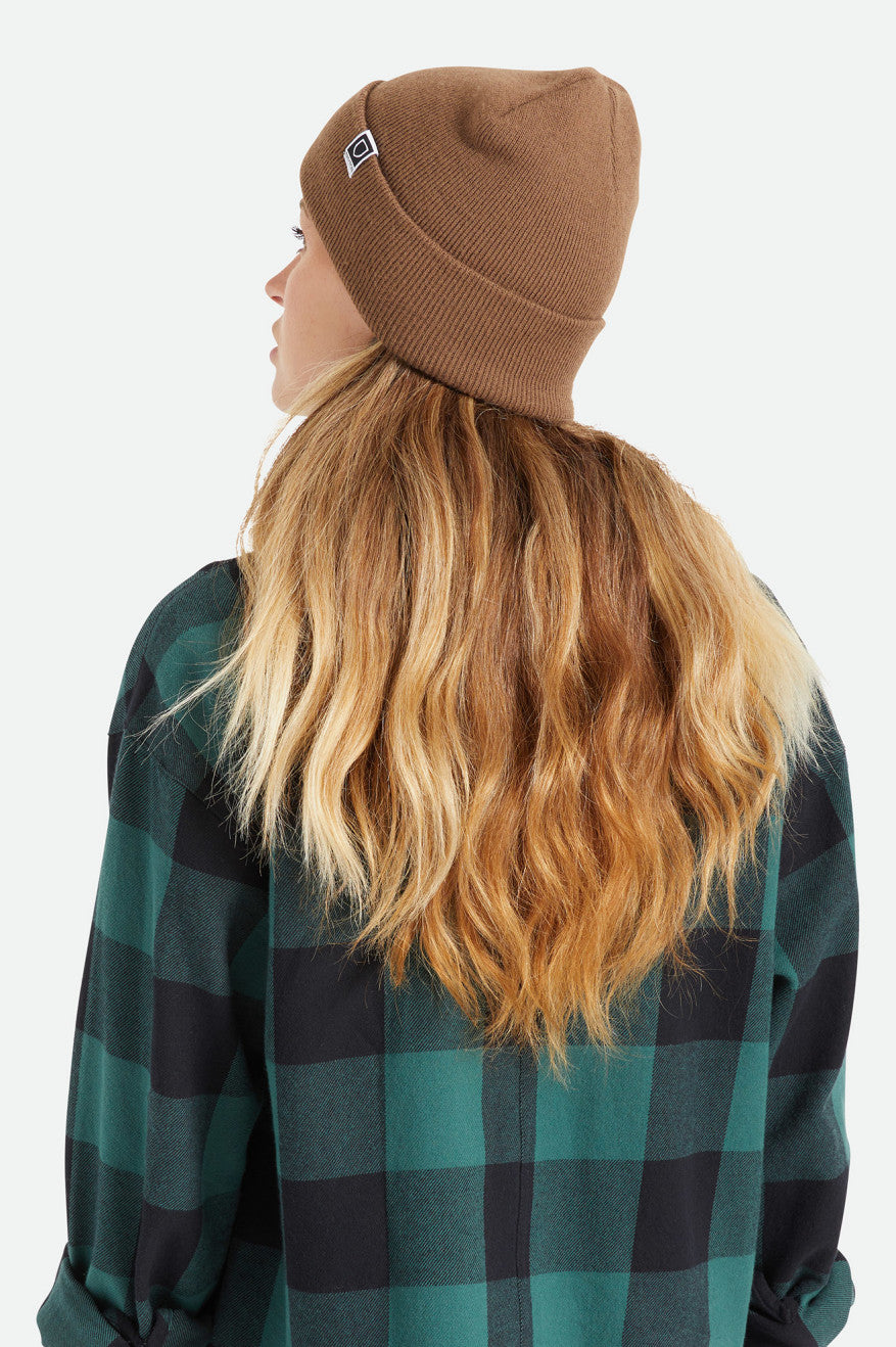 Brown Brixton Harbor Beta Watch Cap Women's Beanie | 689471RLV