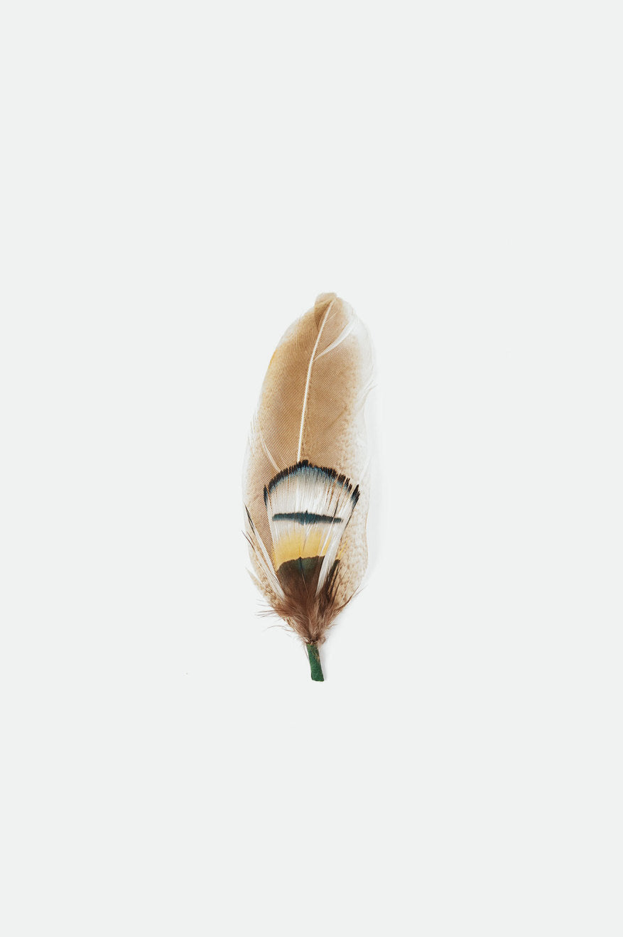 Brown Brixton Josh Universal Hat Feather Unisex Accessories | 475623OIL