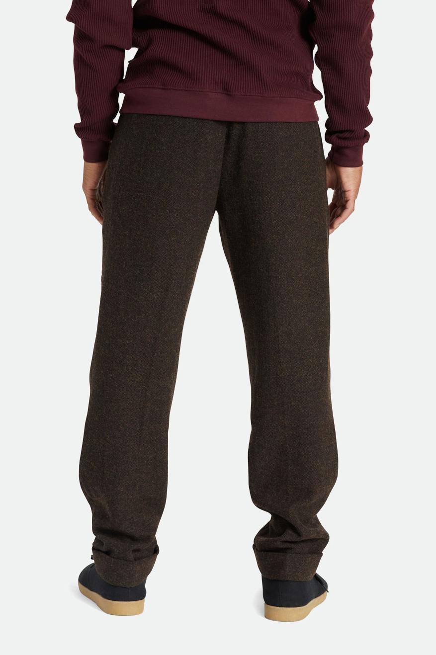 Brown Brixton Regent Reserve Trouser Men's Pants | 752869BYE