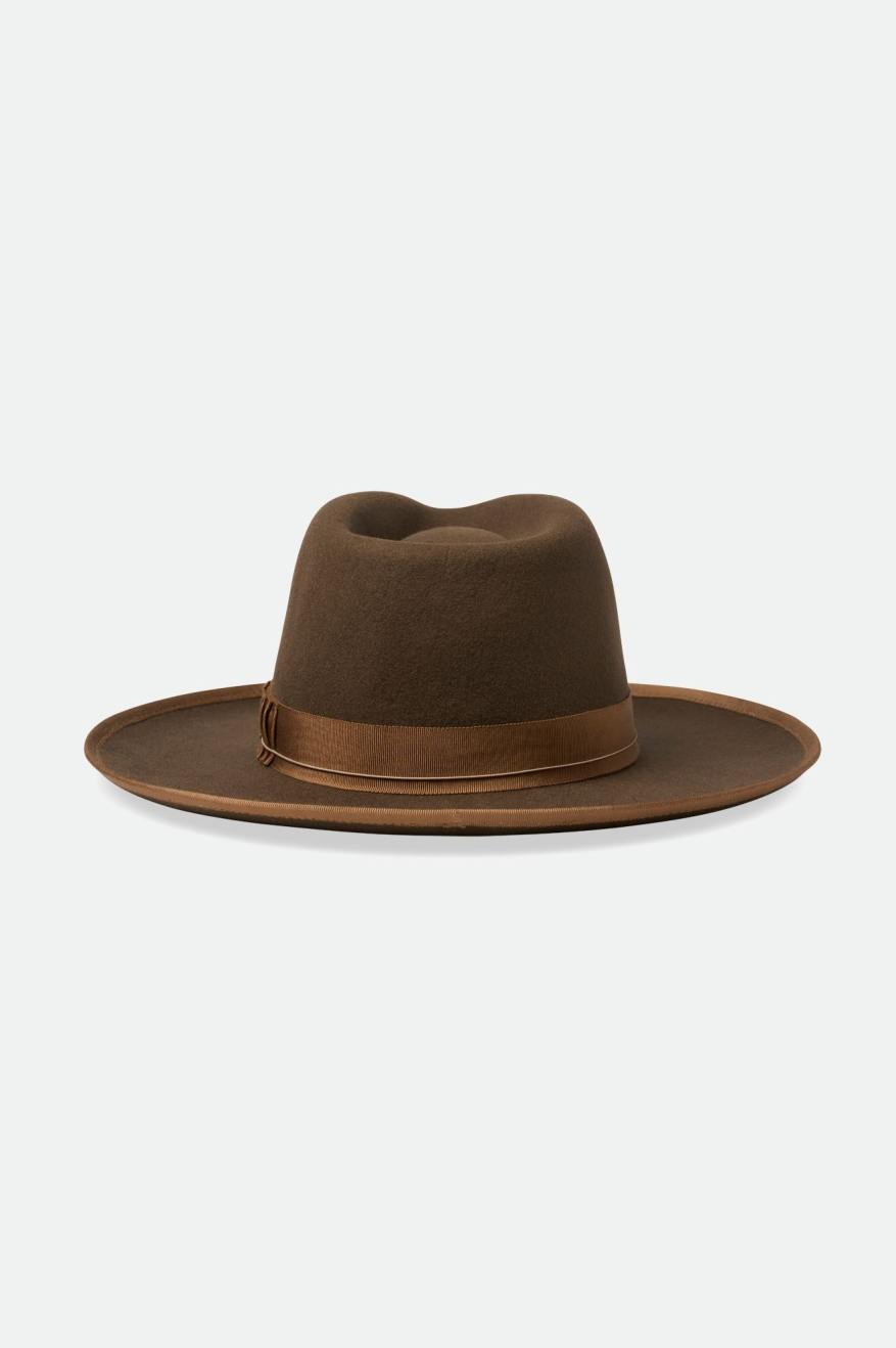 Brown Brixton Reno Fedora Women's Fedoras | 897136EPM