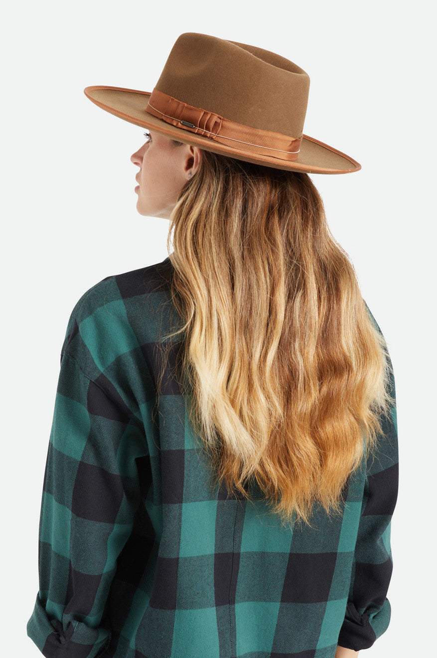 Brown Brixton Reno Fedora Women's Fedoras | 897136EPM