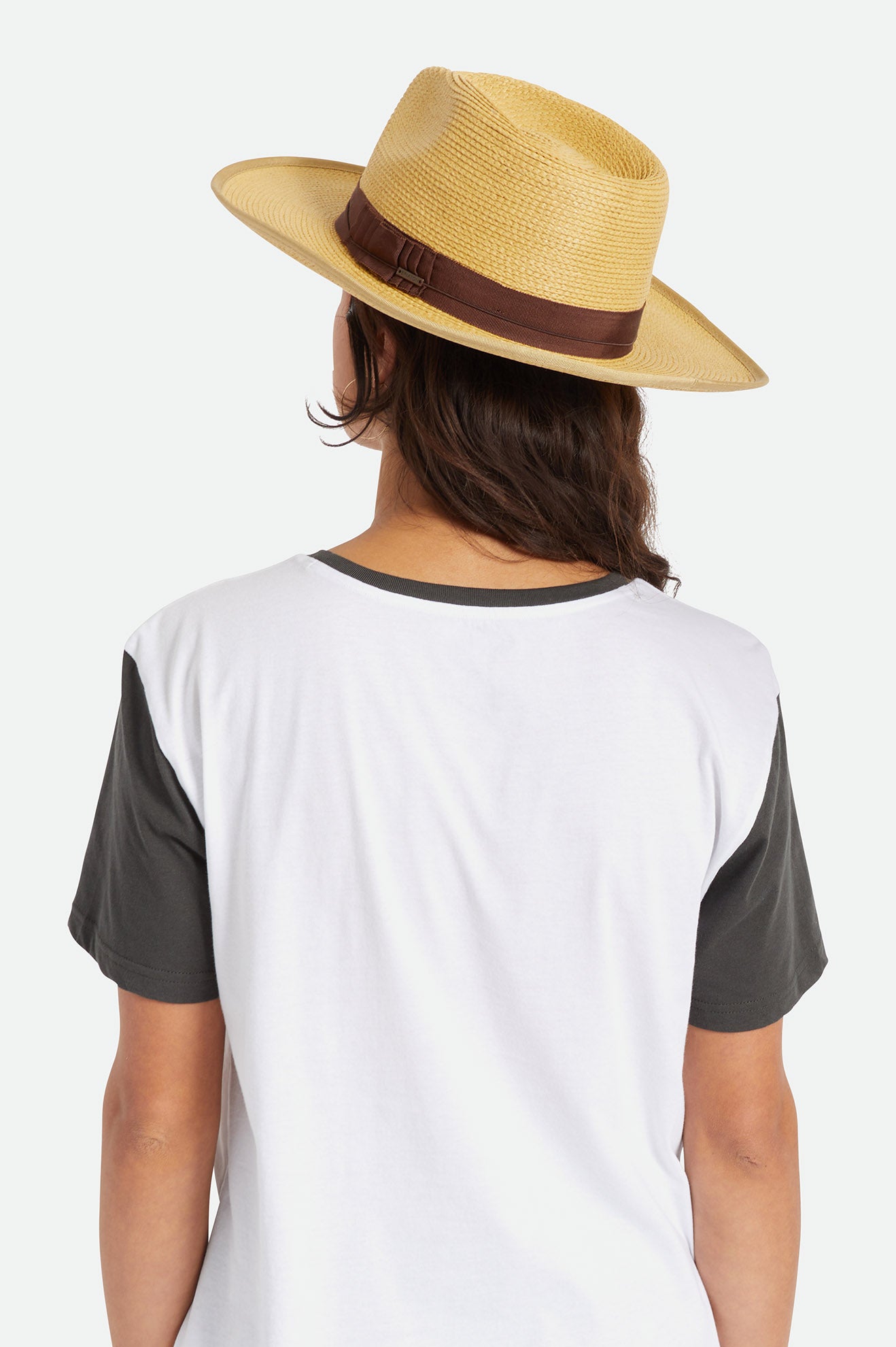 Brown Brixton Reno Women's Straw Hats | 294073YAR