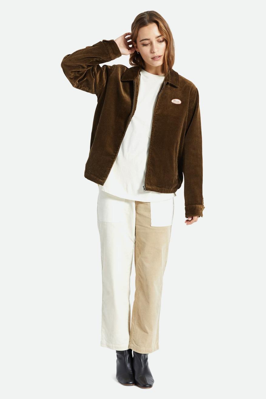 Brown Brixton Utopia Women's Jackets | 308756HUP