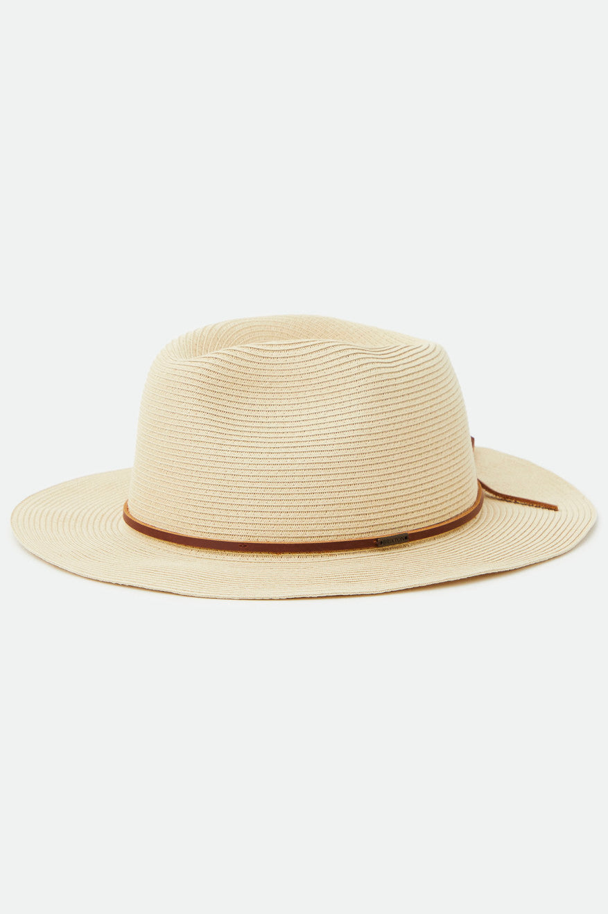 Brown Brixton Wesley Packable Fedora Men\'s Hats | 104653UHO