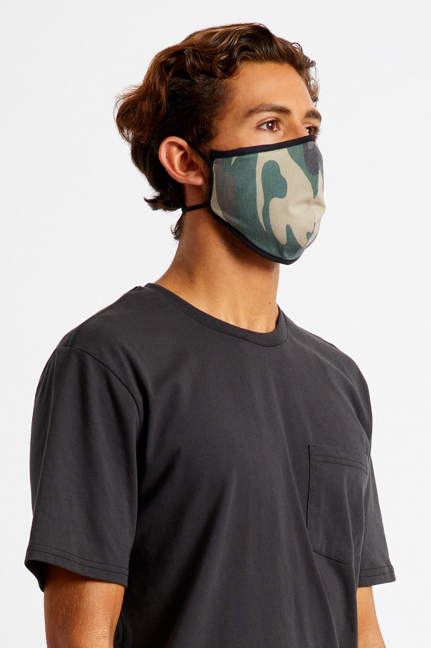 Camo Brixton Antimicrobial 4-Way Stretch Unisex Face Masks | 546218CTO