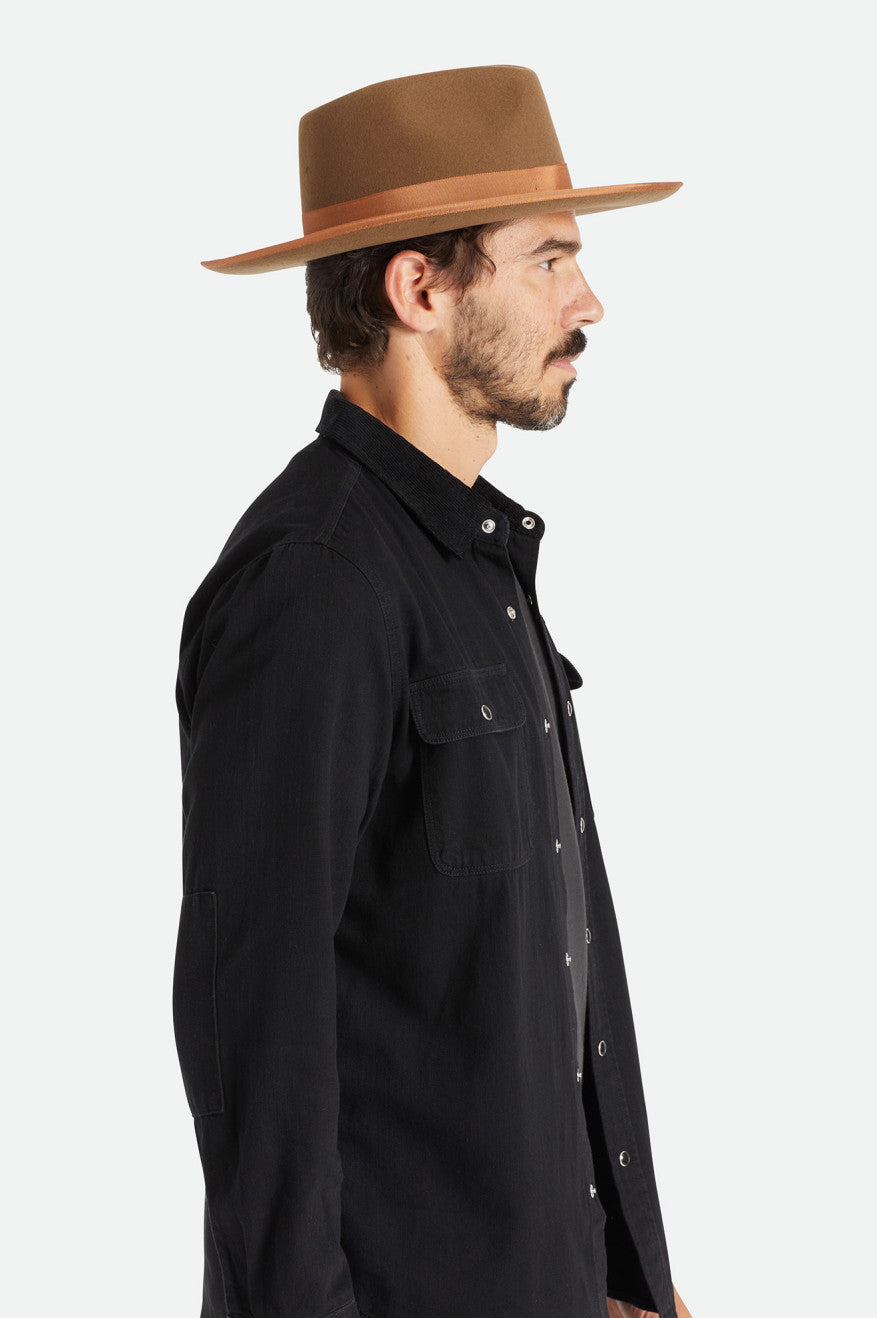 Coffee Brixton Reno Men's Fedoras | 905367FKW