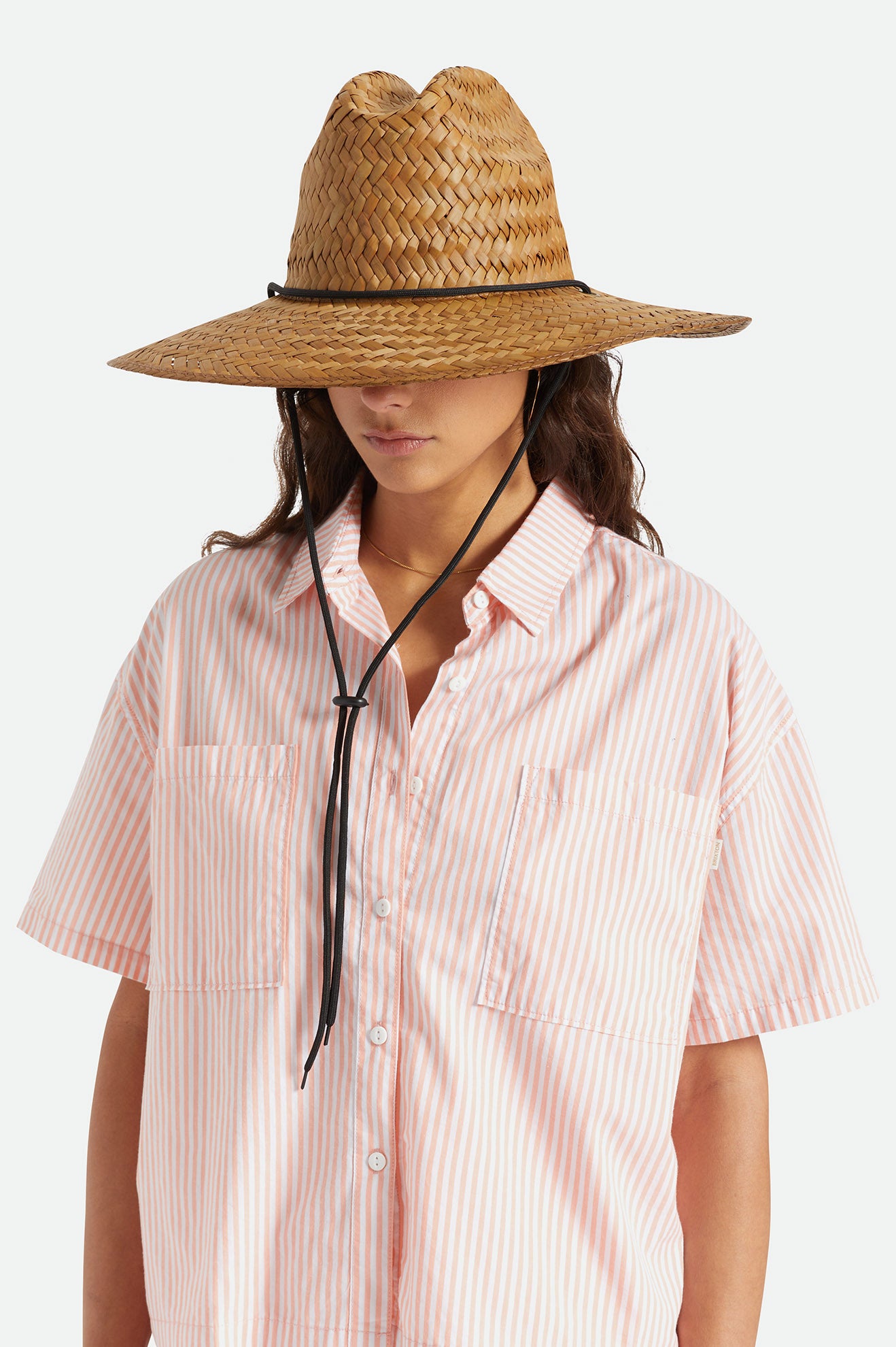 Copper Brixton Bells II Sun Women's Straw Hats | 462819LZX