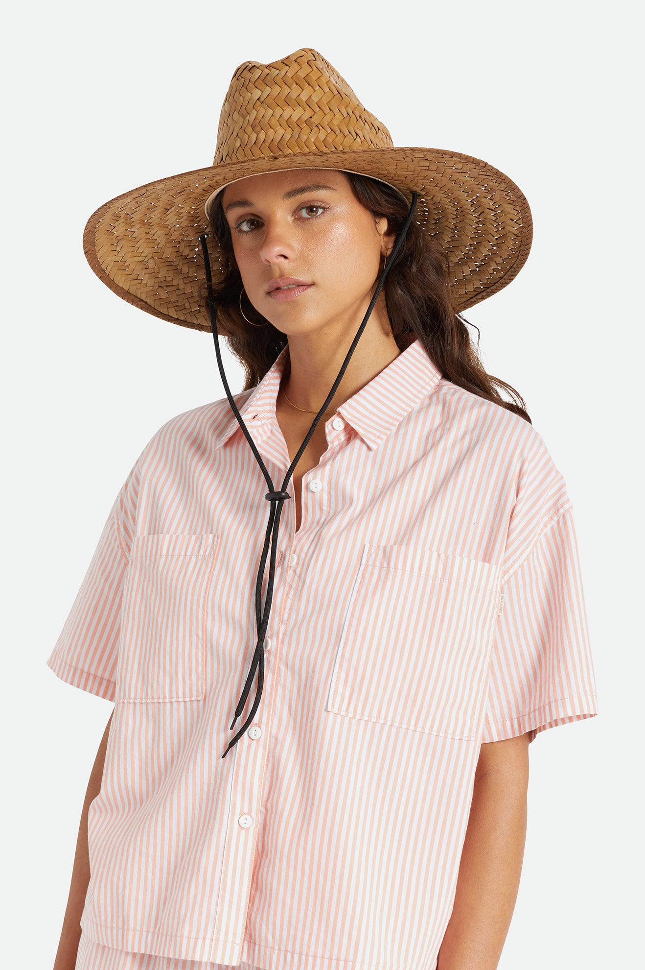 Copper Brixton Bells II Sun Women's Straw Hats | 462819LZX