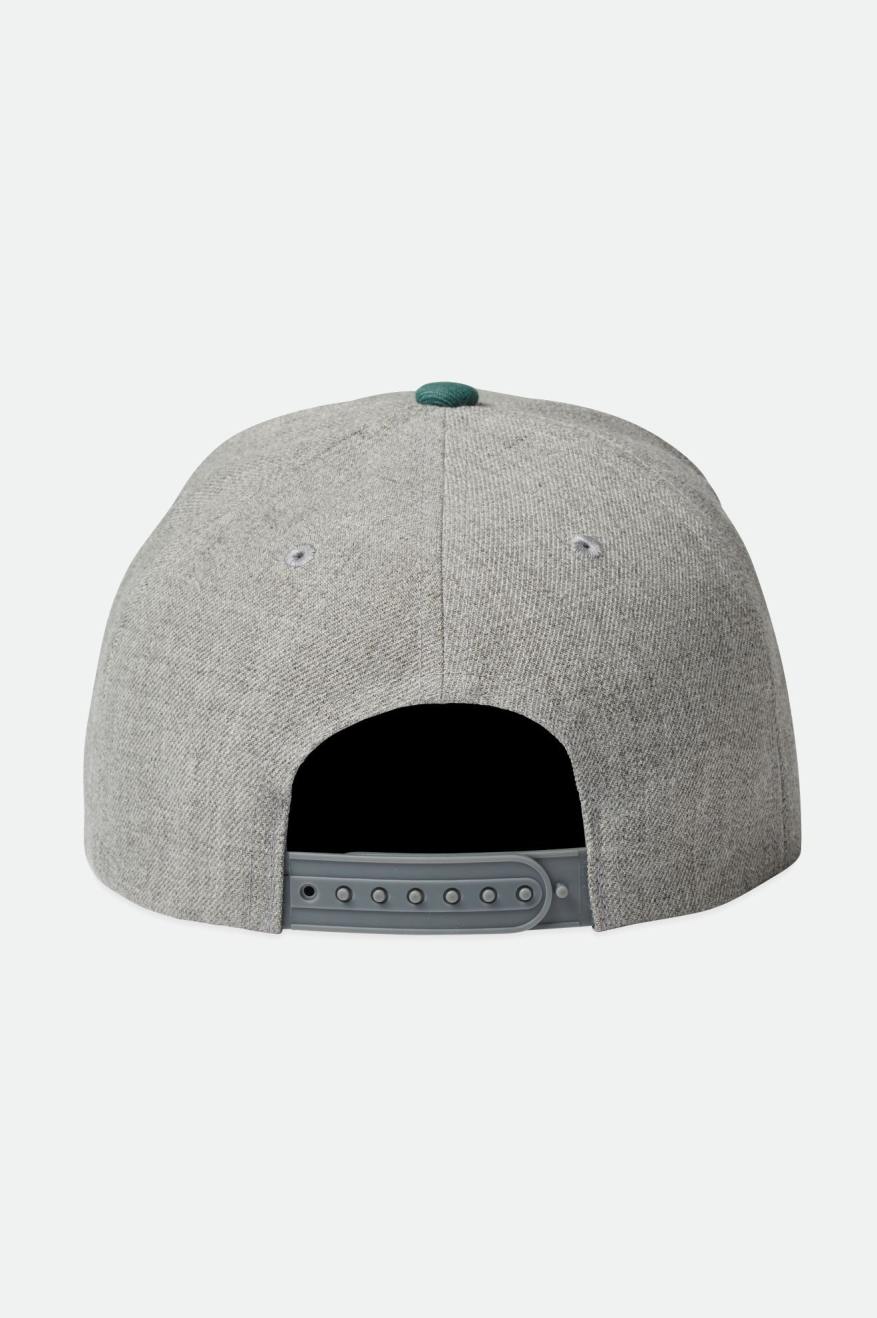 Dark Grey / Dark Green Brixton Crest C MP Men's Caps | 493620FRQ