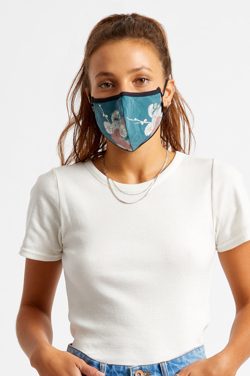 Green Brixton Antimicrobial 4-Way Stretch Unisex Face Masks | 175928EHC