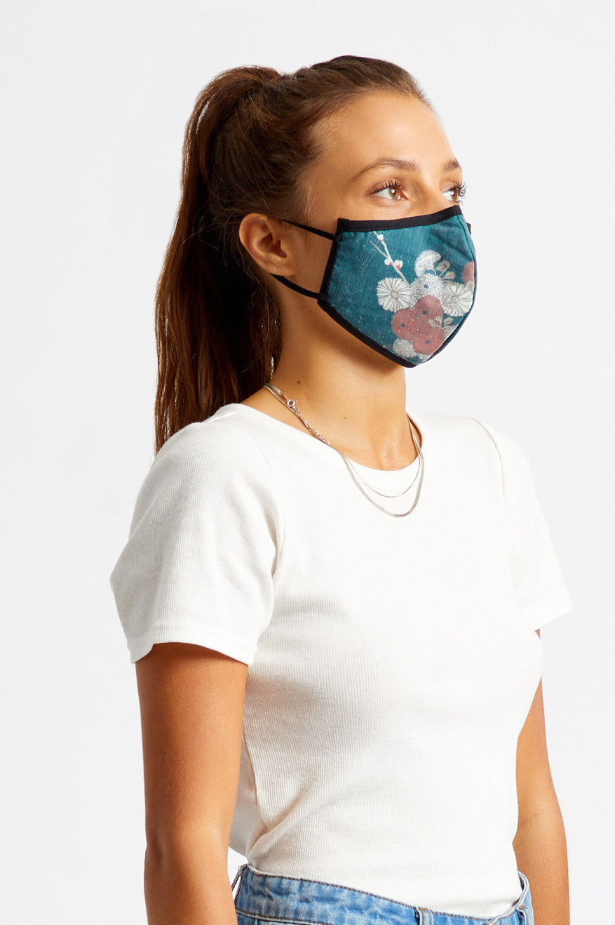 Green Brixton Antimicrobial 4-Way Stretch Unisex Face Masks | 175928EHC