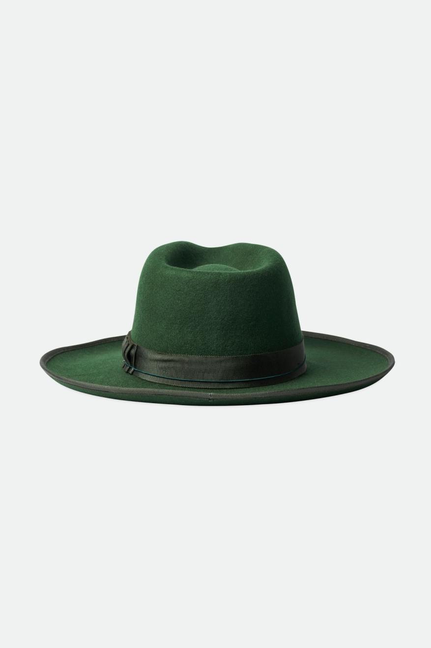 Green Brixton Reno Fedora Women's Fedoras | 683471RFS