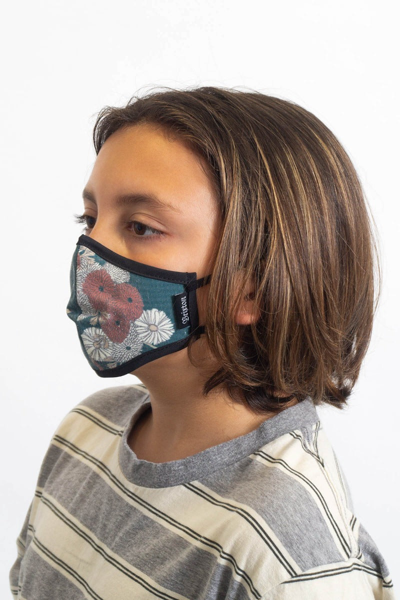 Green Brixton Youth Antimicrobial Unisex Face Masks | 859324UBP