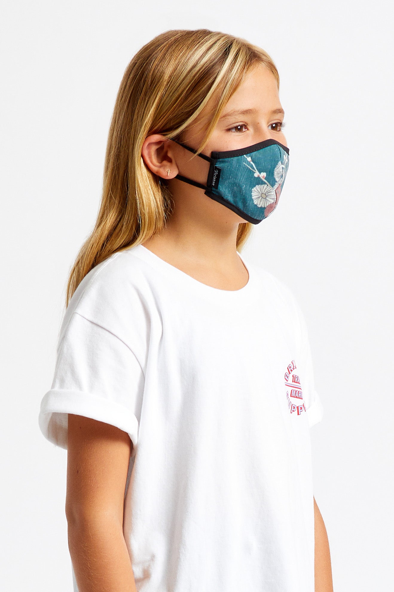 Green Brixton Youth Antimicrobial Unisex Face Masks | 859324UBP