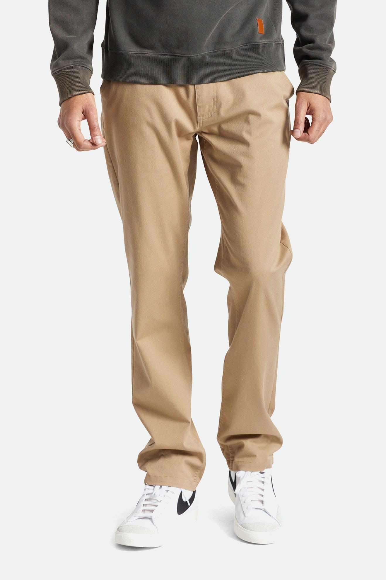 Khaki Brixton Choice Chino Men\'s Pants | 187645WRX