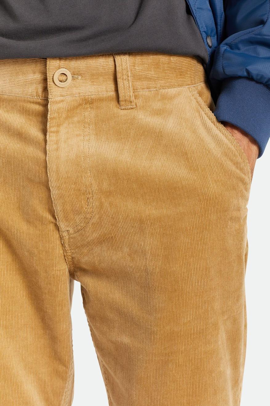 Khaki Brixton Choice Chino Regular Men's Pants | 750316ZUO