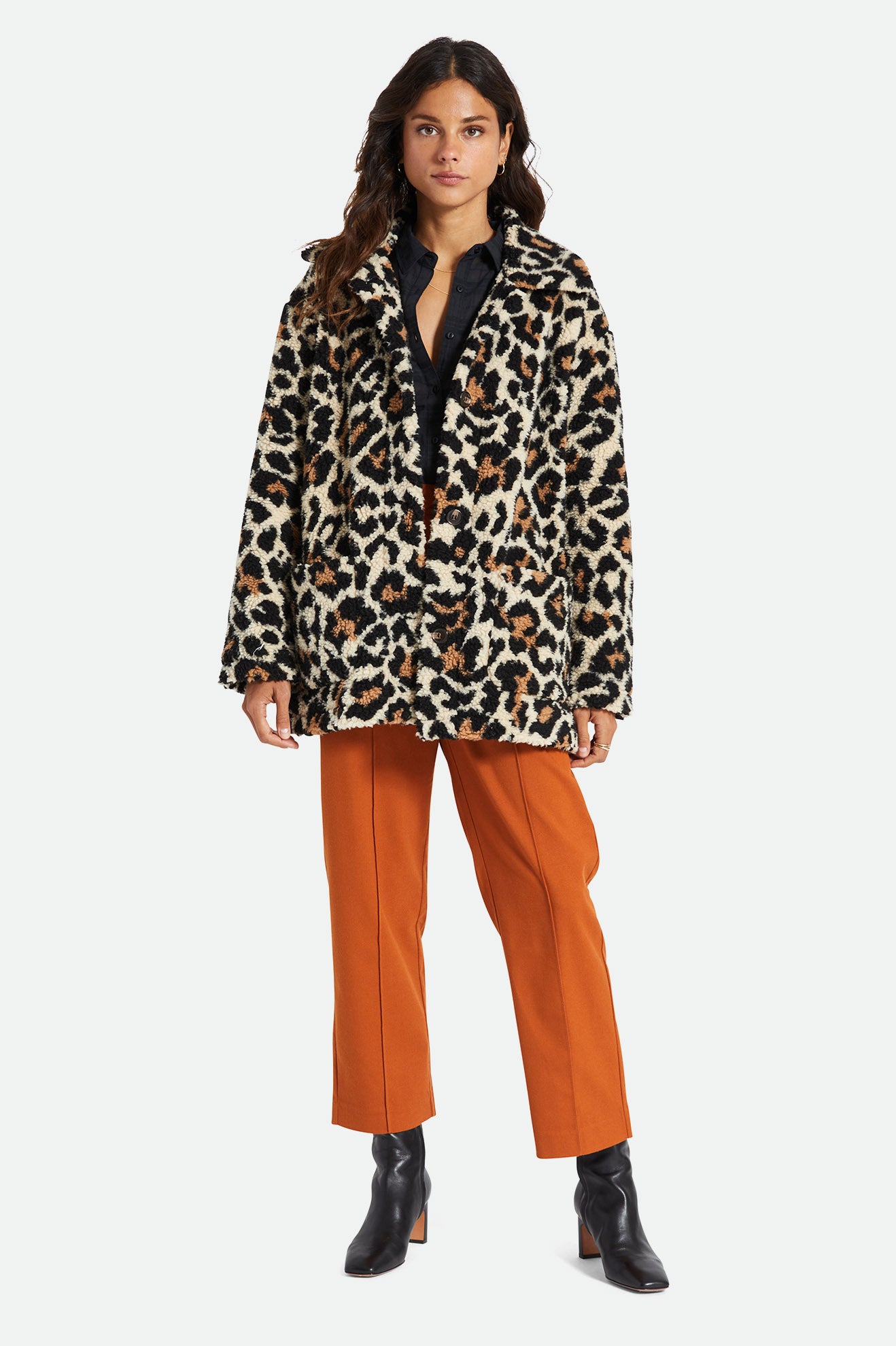 Leopard Brixton Bern Women's Jackets | 245836GLZ