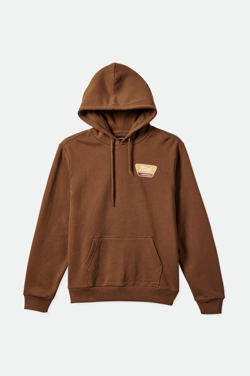 Light Gold Brixton Linwood Men's Hoodie | 537408NXJ