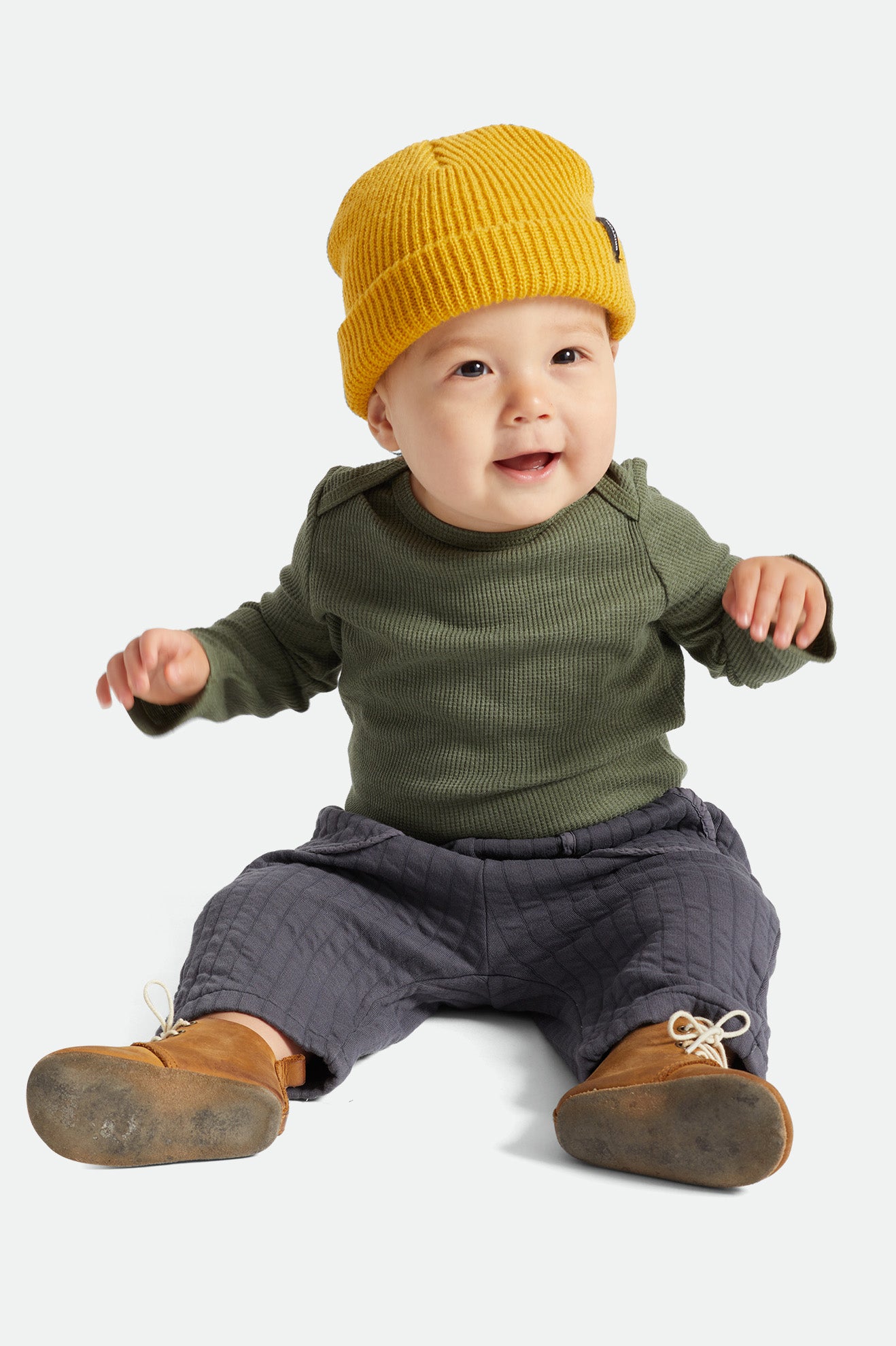 Mustard Brixton Baby Heist Women's Beanie | 817439BSX