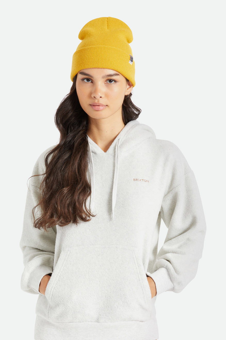 Mustard Brixton Harbor Beta Watch Cap Women's Beanie | 581793SMC