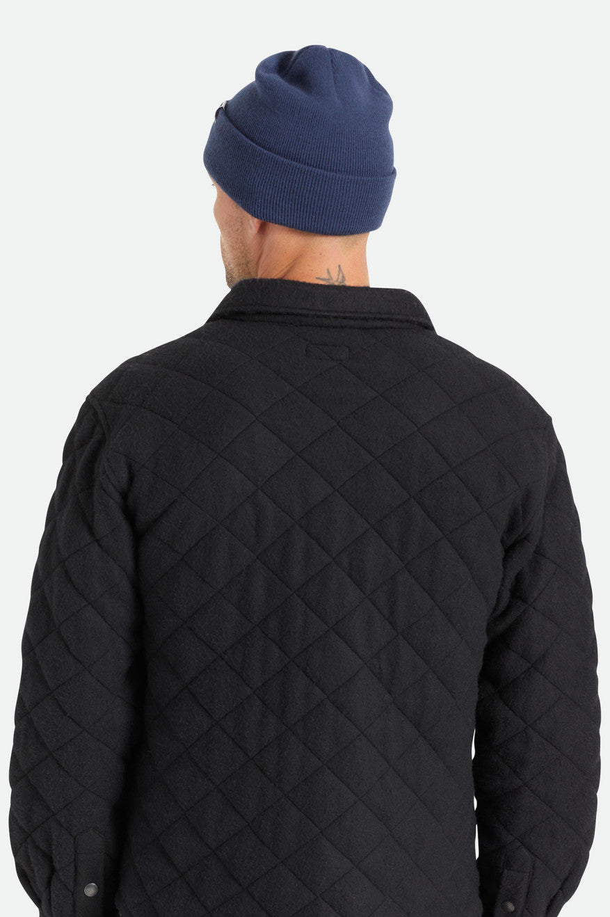 Navy Brixton Harbor Beta Watch Cap Men's Beanie | 239605QXC