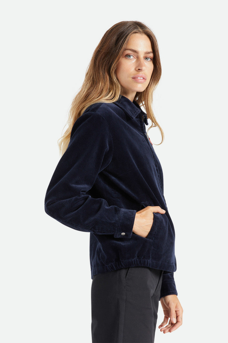 Navy Brixton Utopia Women's Jackets | 902836WHB