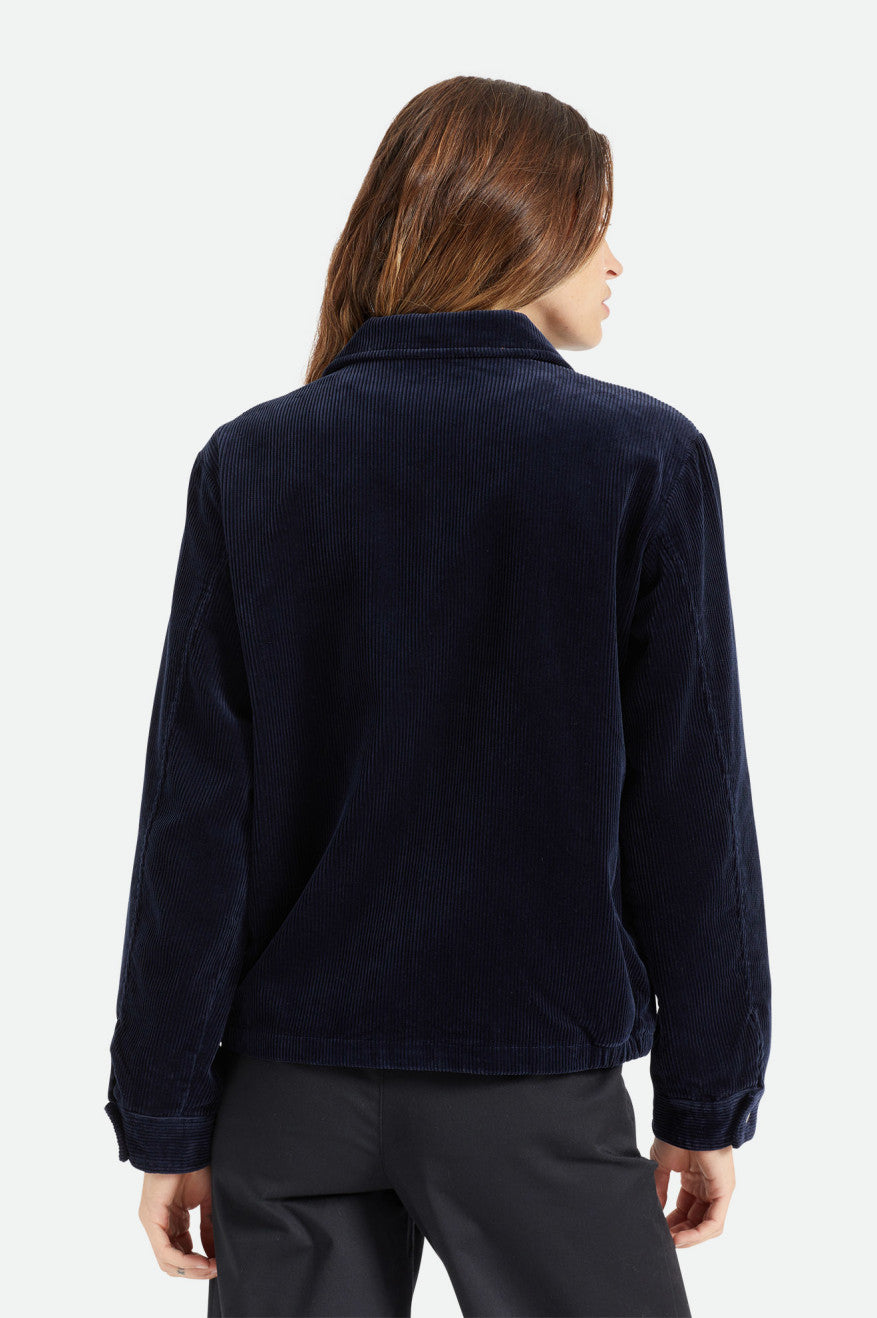 Navy Brixton Utopia Women's Jackets | 902836WHB