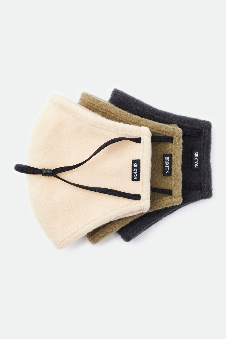 Olive Brixton Arctic Fleece Unisex Face Masks | 349508DAH