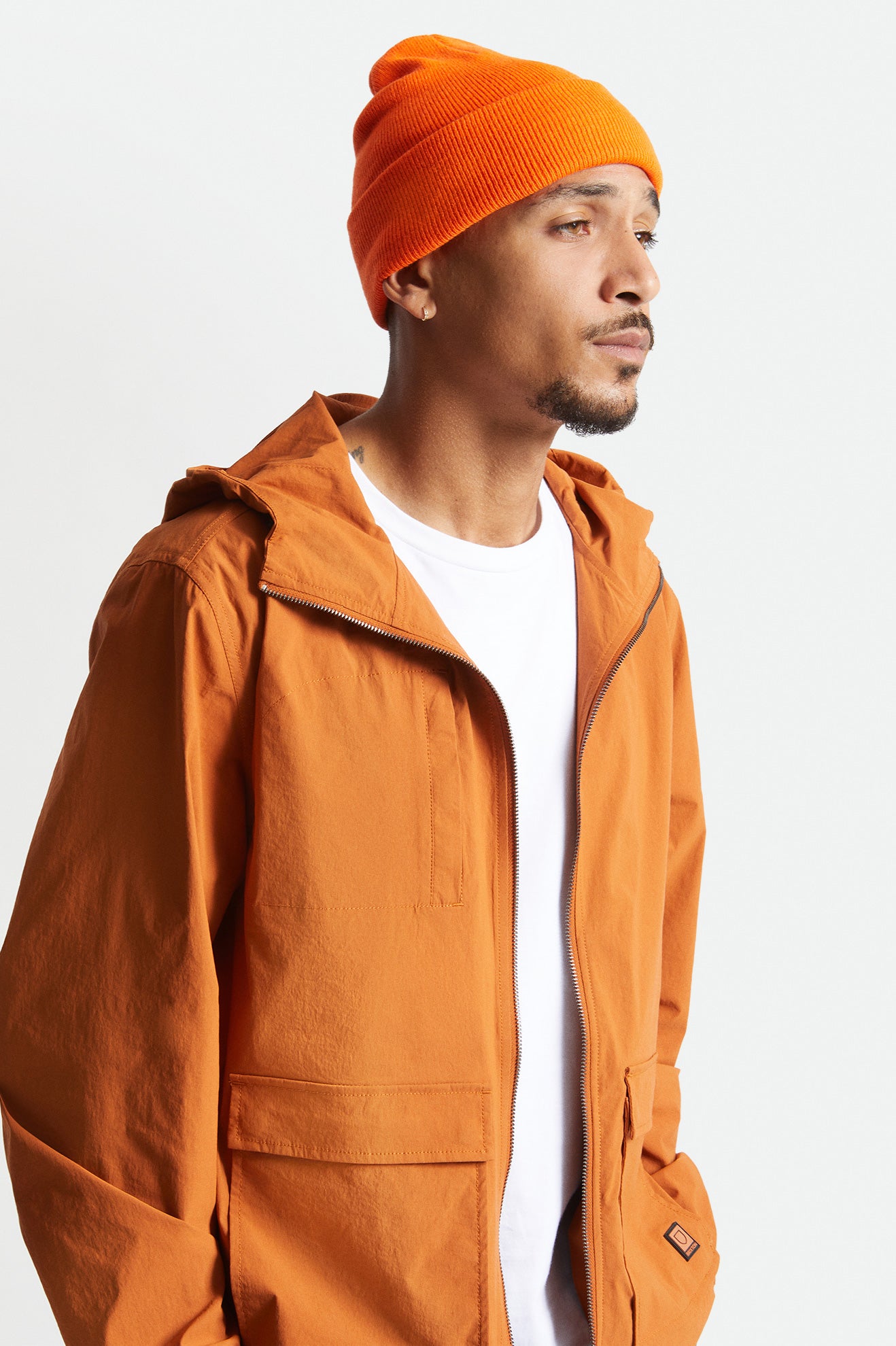 Orange Brixton Harbor Beta Watch Cap Men's Beanie | 832549JRO