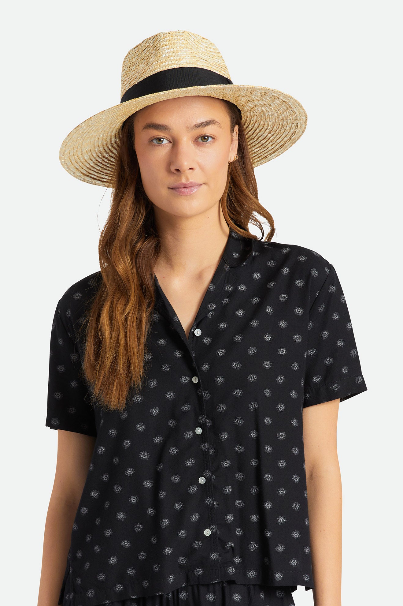 Orange Brixton Joanna Hat Women's Fedoras | 742685FWI